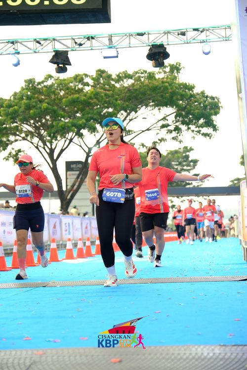 Race photo from CISANGKAN KBP CITY RUN 2025