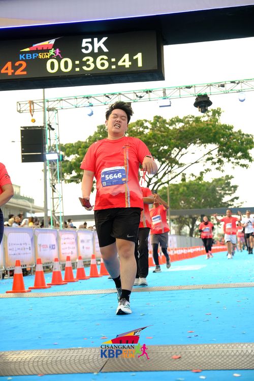 Race photo from CISANGKAN KBP CITY RUN 2025