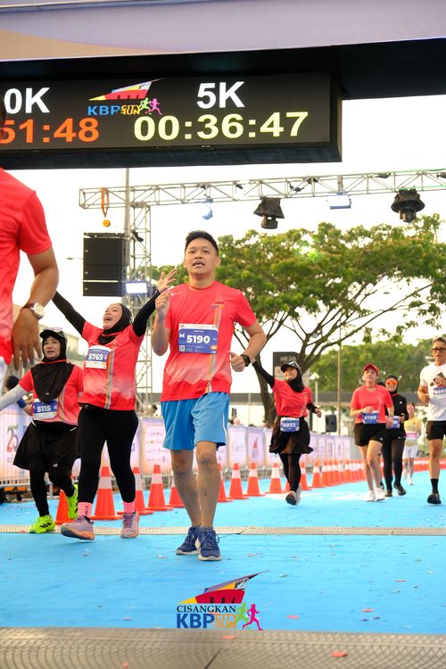 Race photo from CISANGKAN KBP CITY RUN 2025