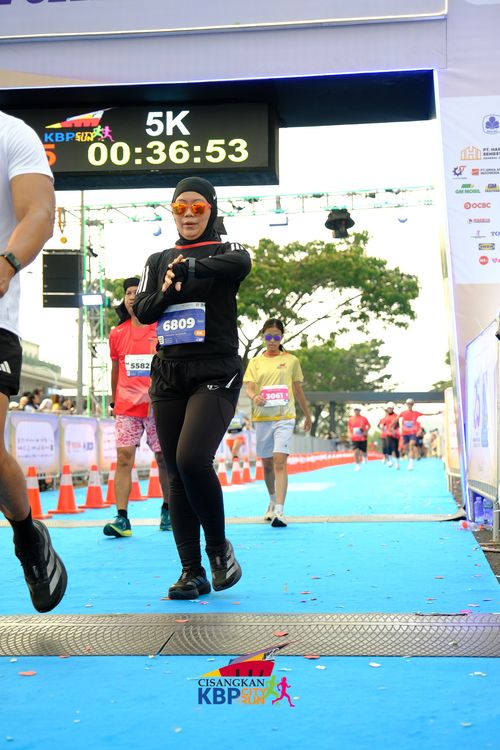 Race photo from CISANGKAN KBP CITY RUN 2025