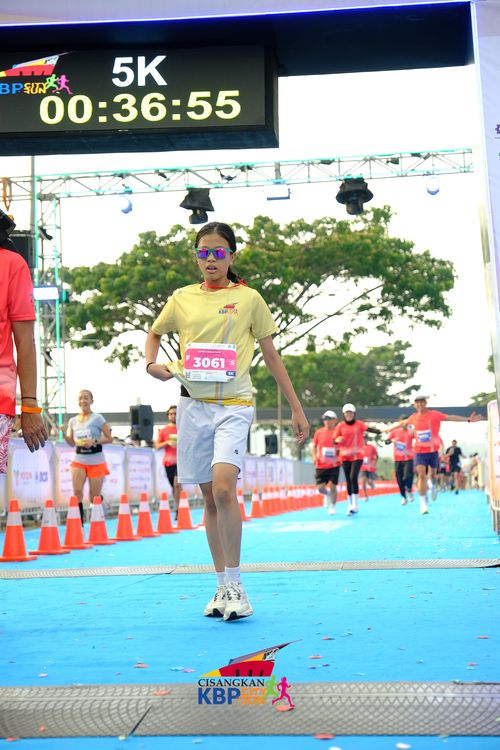 Race photo from CISANGKAN KBP CITY RUN 2025