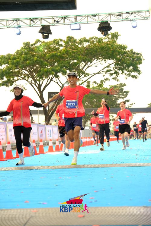 Race photo from CISANGKAN KBP CITY RUN 2025