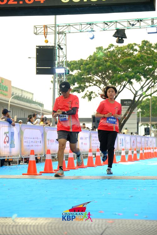 Race photo from CISANGKAN KBP CITY RUN 2025