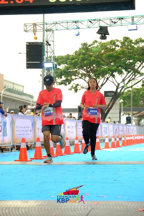 Race photo from CISANGKAN KBP CITY RUN 2025