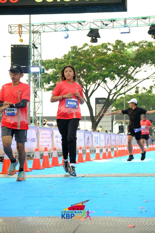 Race photo from CISANGKAN KBP CITY RUN 2025
