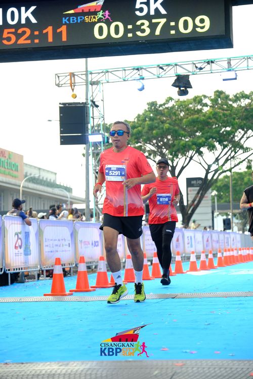 Race photo from CISANGKAN KBP CITY RUN 2025
