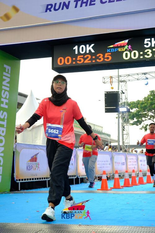 Race photo from CISANGKAN KBP CITY RUN 2025