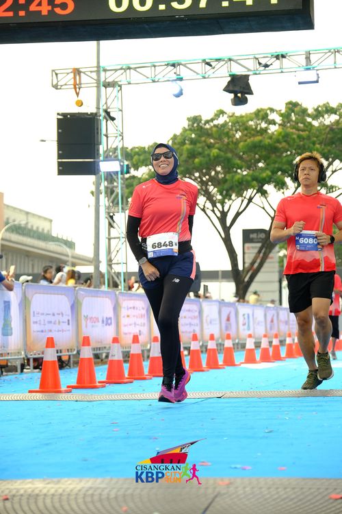Race photo from CISANGKAN KBP CITY RUN 2025