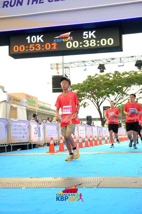 Race photo from CISANGKAN KBP CITY RUN 2025