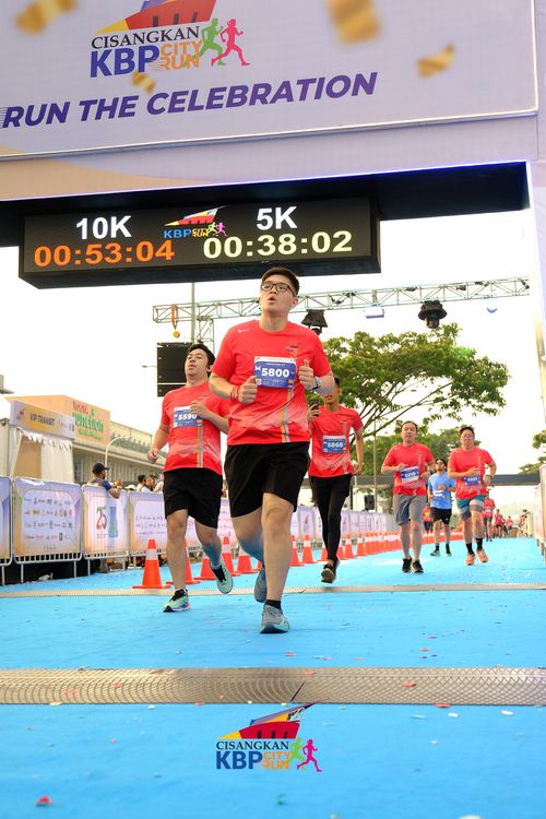 Race photo from CISANGKAN KBP CITY RUN 2025