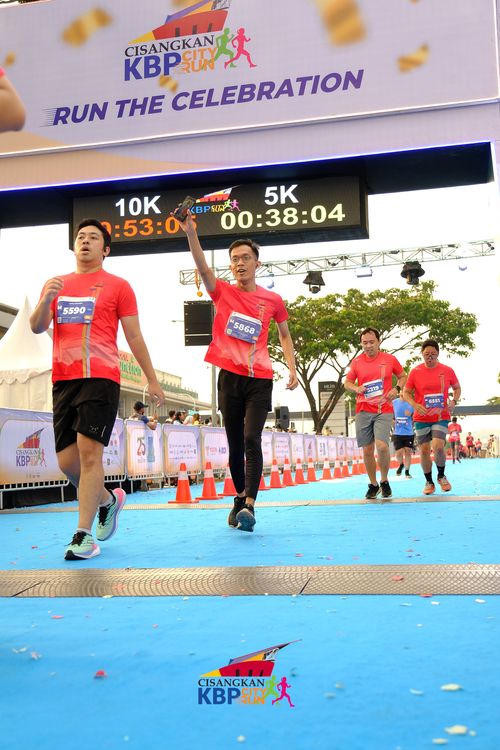 Race photo from CISANGKAN KBP CITY RUN 2025