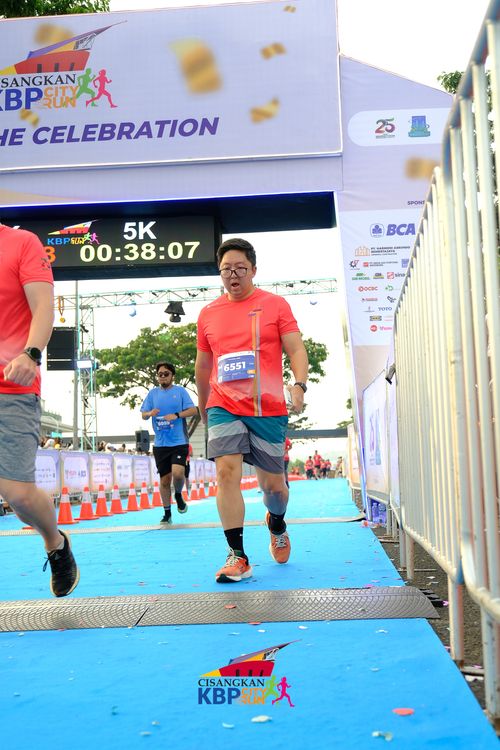 Race photo from CISANGKAN KBP CITY RUN 2025