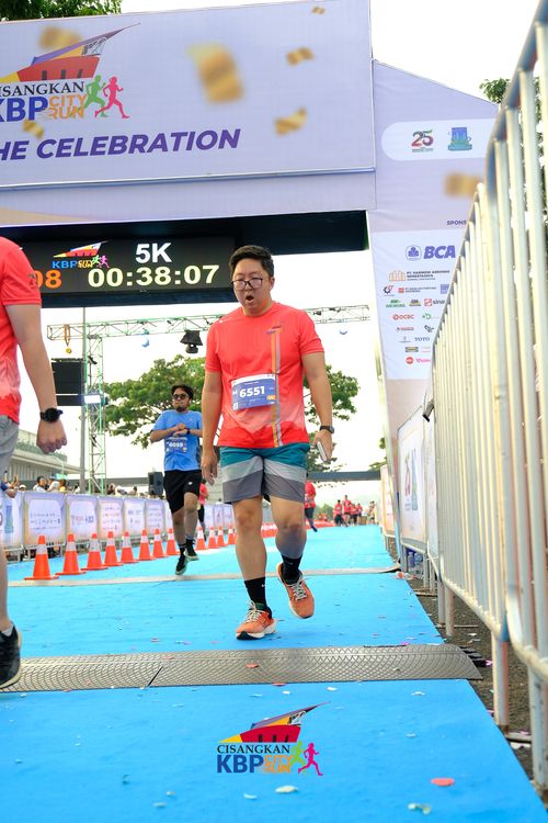 Race photo from CISANGKAN KBP CITY RUN 2025