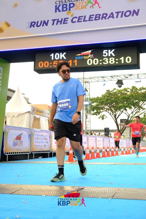 Race photo from CISANGKAN KBP CITY RUN 2025