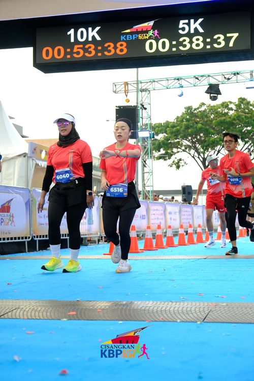 Race photo from CISANGKAN KBP CITY RUN 2025