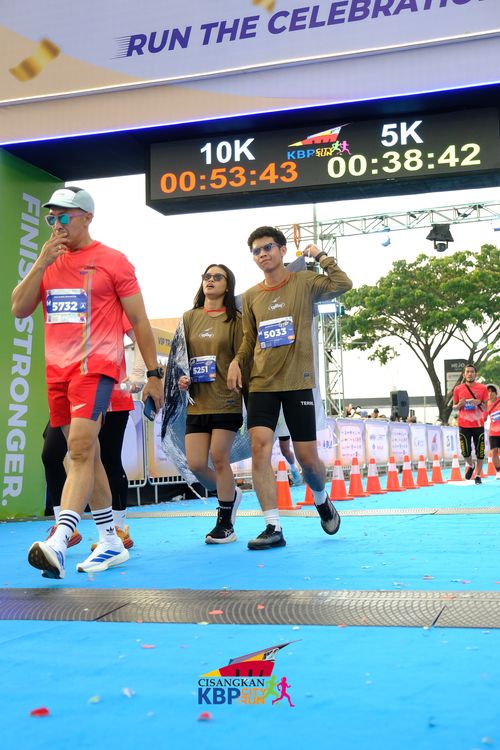 Race photo from CISANGKAN KBP CITY RUN 2025