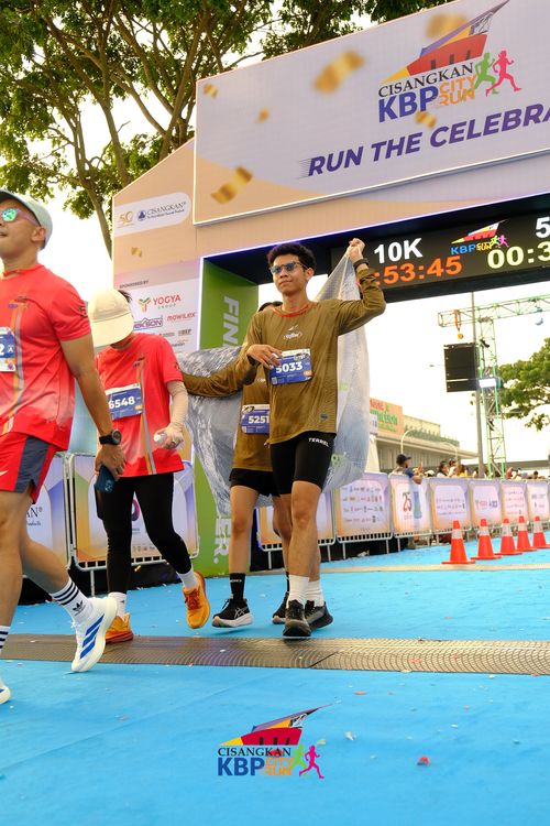 Race photo from CISANGKAN KBP CITY RUN 2025