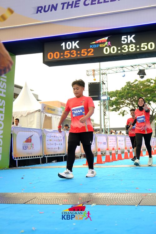 Race photo from CISANGKAN KBP CITY RUN 2025