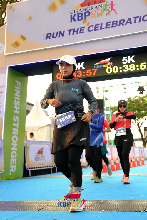Race photo from CISANGKAN KBP CITY RUN 2025