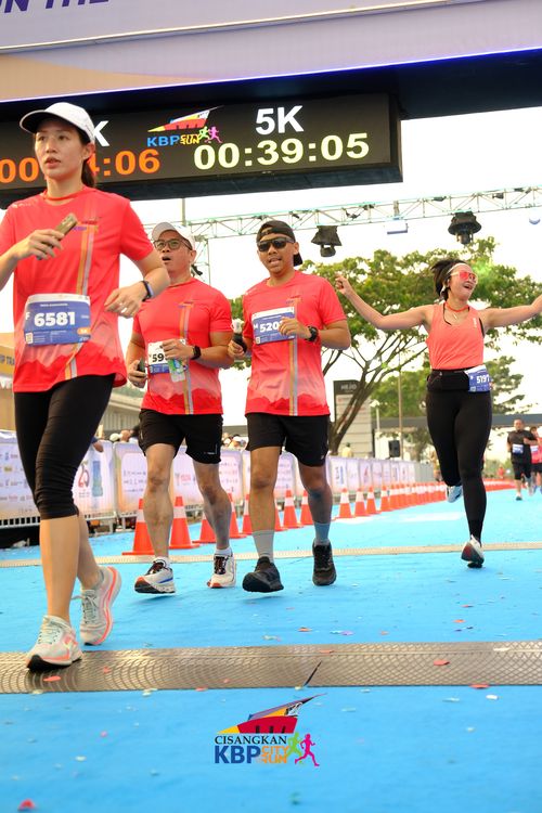 Race photo from CISANGKAN KBP CITY RUN 2025