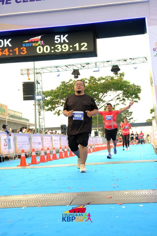 Race photo from CISANGKAN KBP CITY RUN 2025