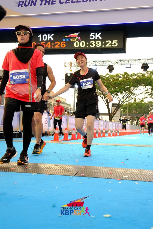 Race photo from CISANGKAN KBP CITY RUN 2025