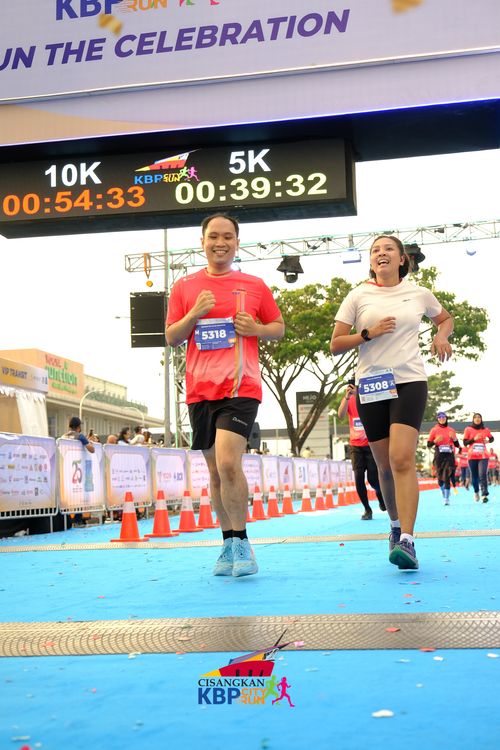 Race photo from CISANGKAN KBP CITY RUN 2025