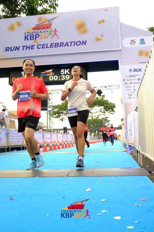 Race photo from CISANGKAN KBP CITY RUN 2025