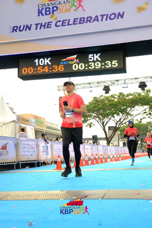 Race photo from CISANGKAN KBP CITY RUN 2025
