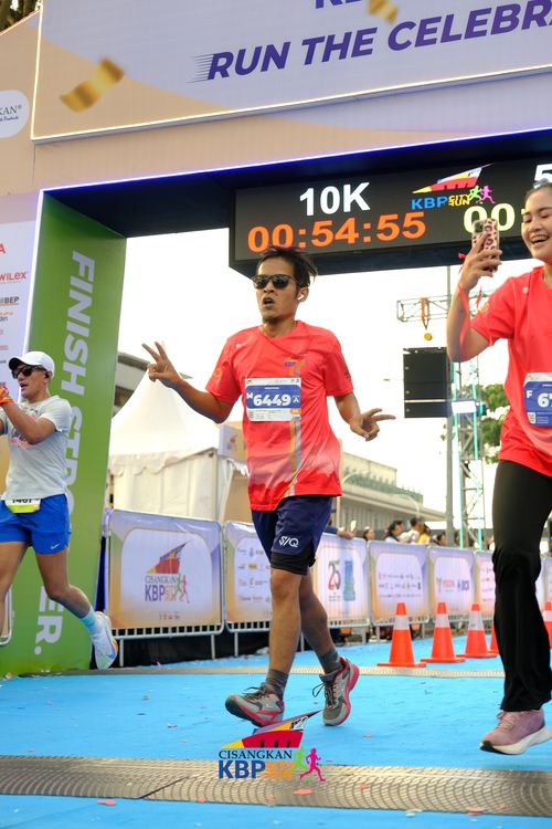 Race photo from CISANGKAN KBP CITY RUN 2025