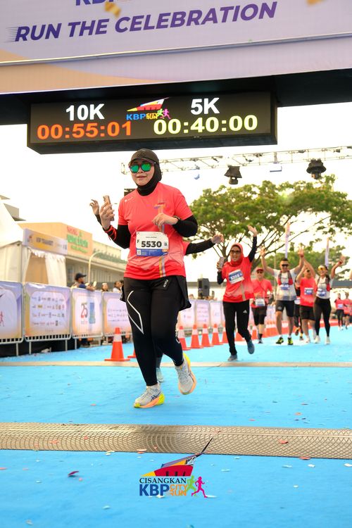 Race photo from CISANGKAN KBP CITY RUN 2025