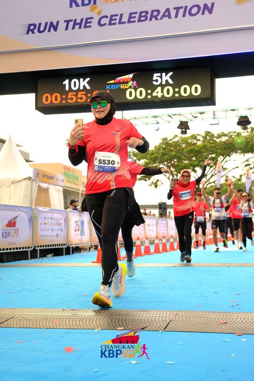 Race photo from CISANGKAN KBP CITY RUN 2025