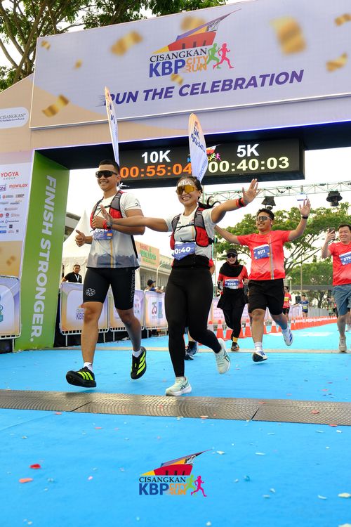Race photo from CISANGKAN KBP CITY RUN 2025