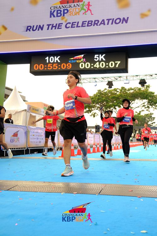 Race photo from CISANGKAN KBP CITY RUN 2025
