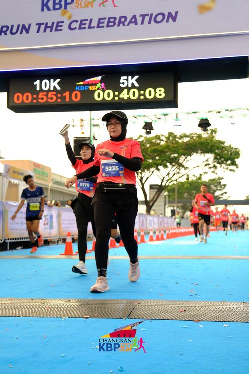 Race photo from CISANGKAN KBP CITY RUN 2025