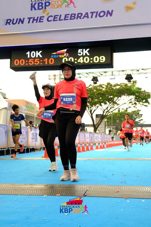 Race photo from CISANGKAN KBP CITY RUN 2025