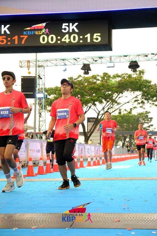 Race photo from CISANGKAN KBP CITY RUN 2025