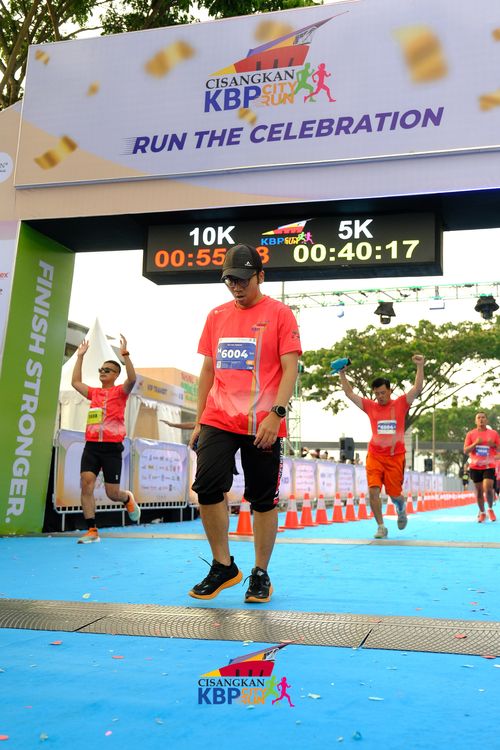 Race photo from CISANGKAN KBP CITY RUN 2025