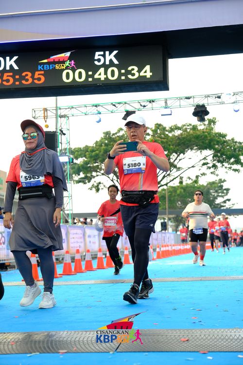Race photo from CISANGKAN KBP CITY RUN 2025
