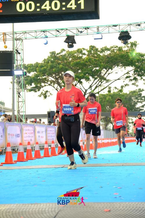 Race photo from CISANGKAN KBP CITY RUN 2025