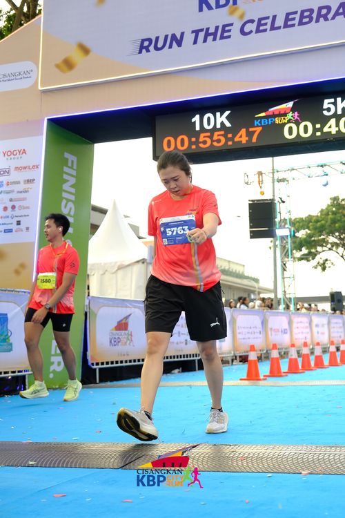 Race photo from CISANGKAN KBP CITY RUN 2025