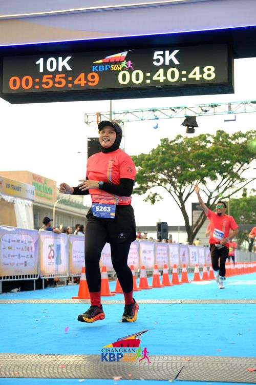 Race photo from CISANGKAN KBP CITY RUN 2025