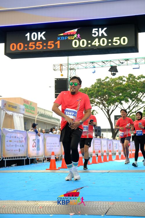 Race photo from CISANGKAN KBP CITY RUN 2025