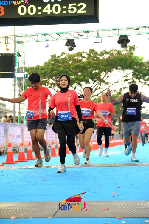 Race photo from CISANGKAN KBP CITY RUN 2025