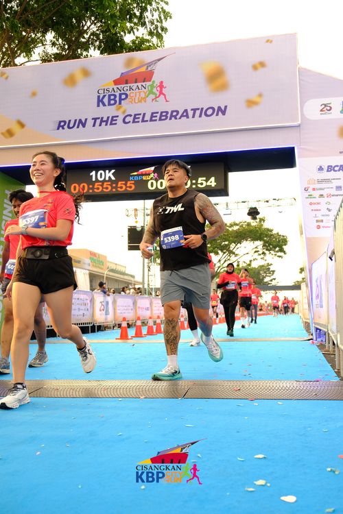 Race photo from CISANGKAN KBP CITY RUN 2025
