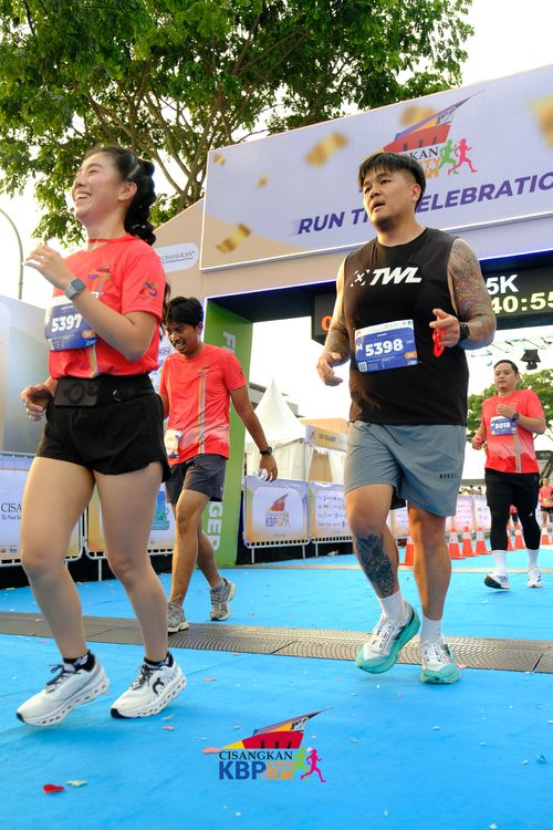 Race photo from CISANGKAN KBP CITY RUN 2025