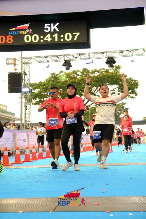 Race photo from CISANGKAN KBP CITY RUN 2025