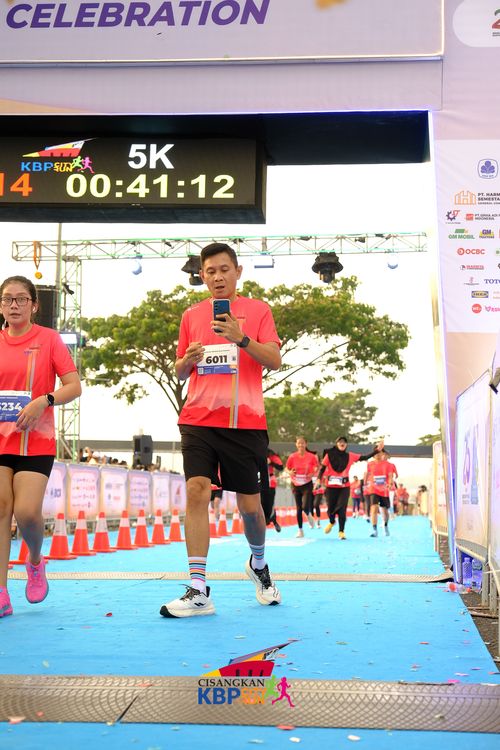 Race photo from CISANGKAN KBP CITY RUN 2025