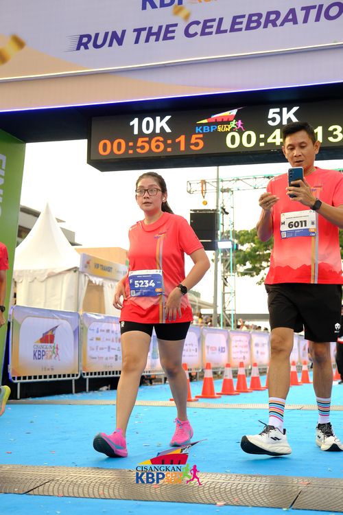 Race photo from CISANGKAN KBP CITY RUN 2025
