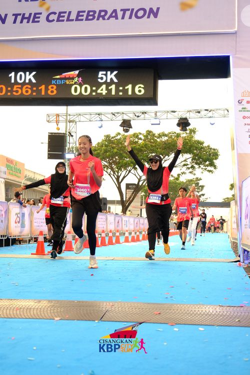 Race photo from CISANGKAN KBP CITY RUN 2025